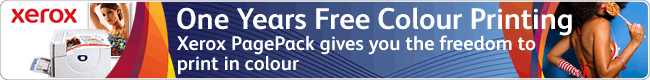 1 Years Free Colour printing with Xerox PagePack