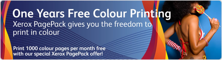 1 Years Free Colour Printing with Xerox Pagepack