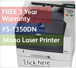 Kyocera FS-1350DN Mono Laser Printer