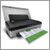 Right Facing HP OfficeJet 100 Printer with Print Out