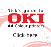 OKI A4 Guide button