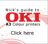 OKI A3 guide button