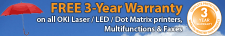 OKI 3 Year Warrannty