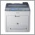 Left Facing Samsung CLP-775ND Printer With 2x Additional Tra