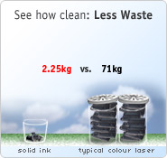 See how clean: Less waste