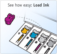 See how easy: Load Ink