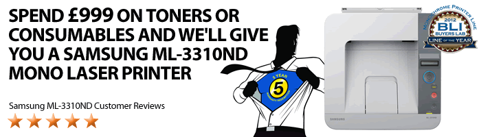 Free printer when you spend £999 on consumables