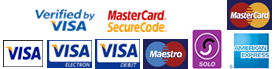 Printerbase accept the following credit cards