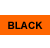 Brother P-touch TZB31 12mm Fluorescent Black On Orange Tape