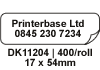 Brother DK11204 Labels