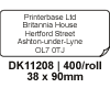 Brother DK11208 Labels