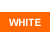 Brother PT-1000 TZ635 12mm Gloss White On Orange Tape