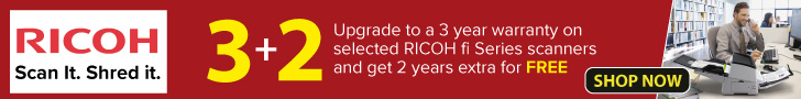 Ricoh 3+2 Warranty Promotion
