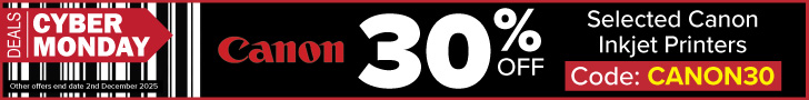 30% Off Canon Selected Printers