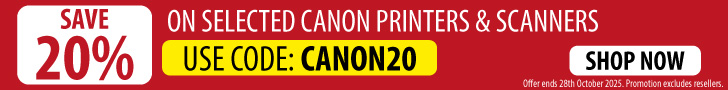 20% Off Selected Canon Printers