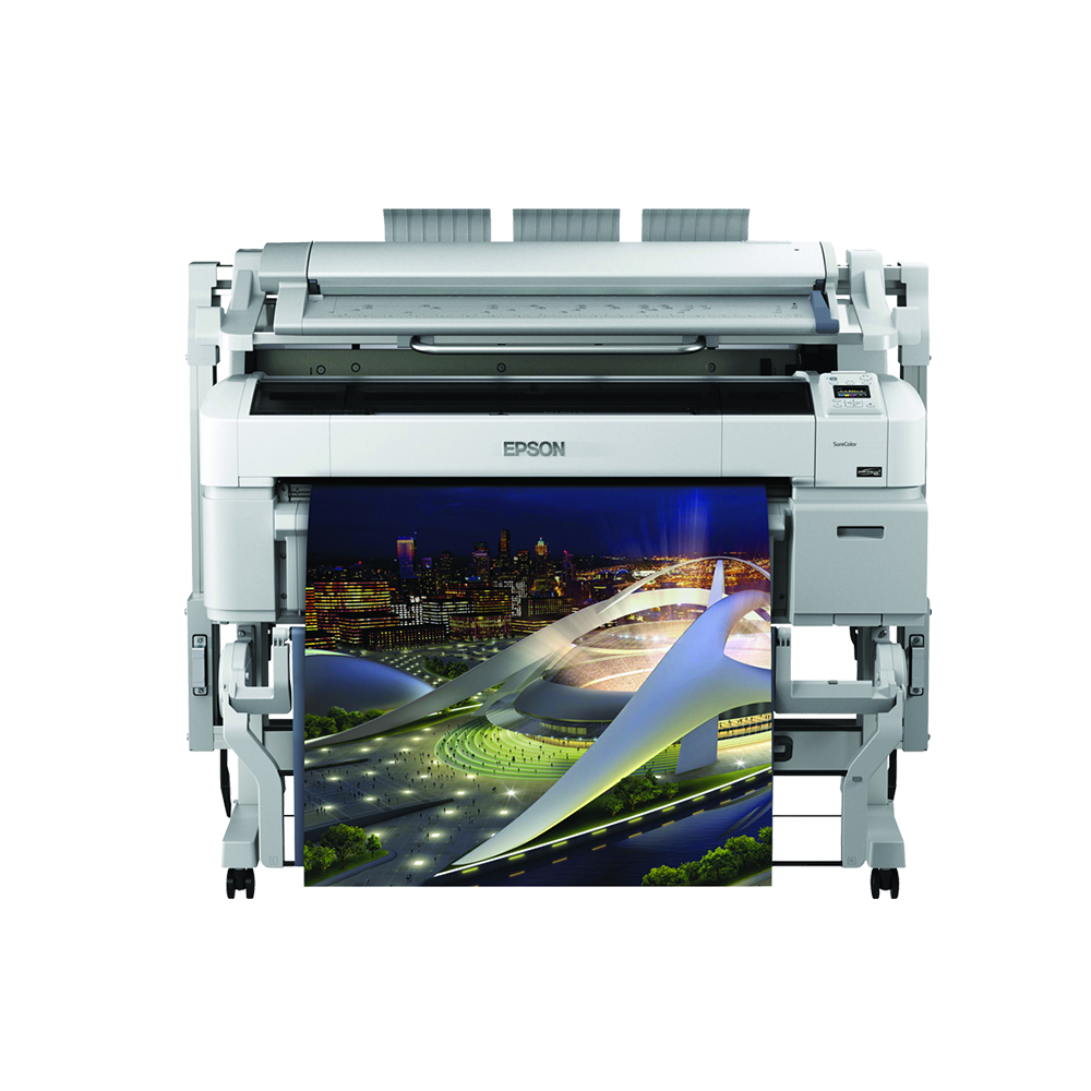 An image of Epson SureColor SC-T5200 36-inch Large Format Printer,C11CD67301A0, network, USB