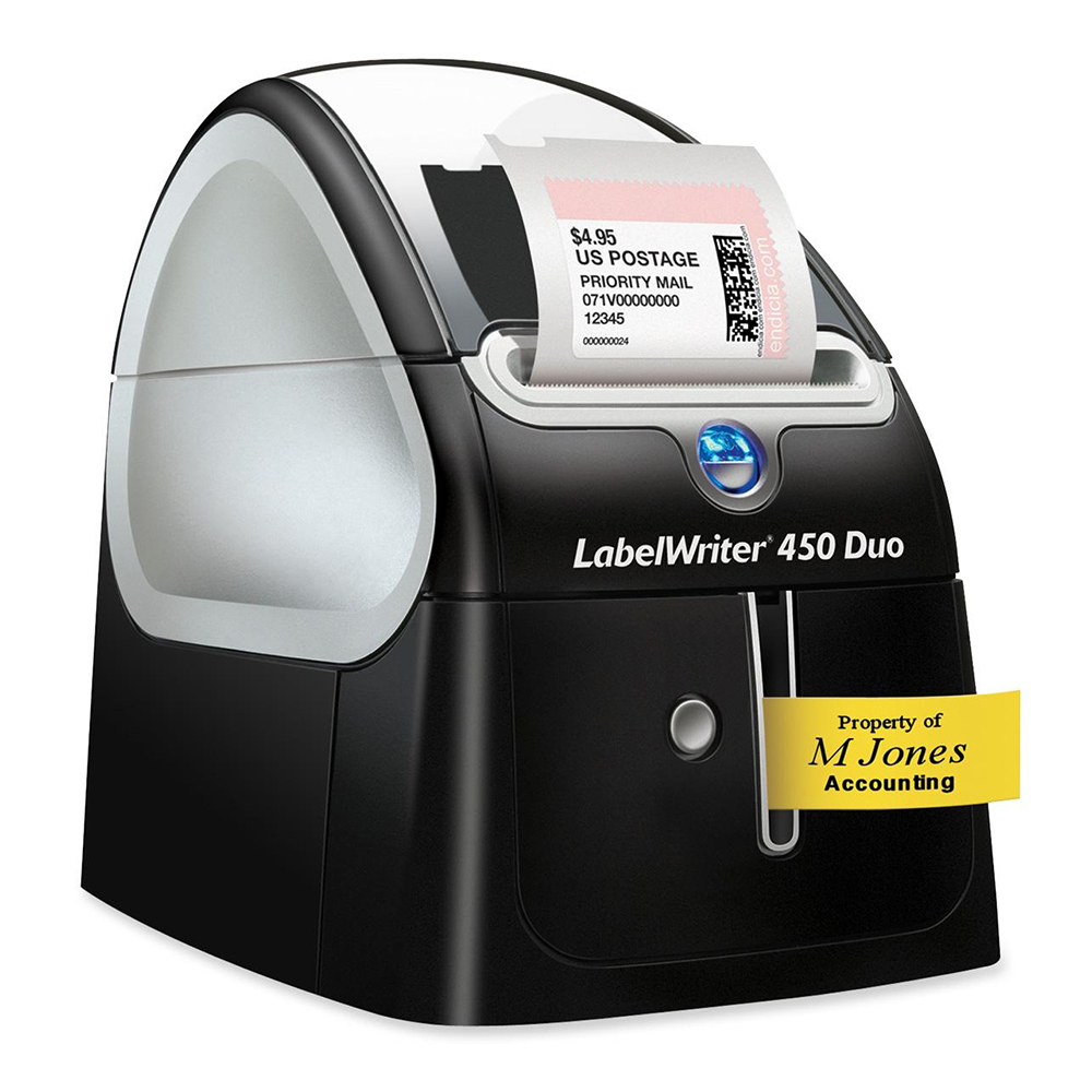 An image of DYMO LabelWriter 450 Duo Thermal Label Printer,S0838960