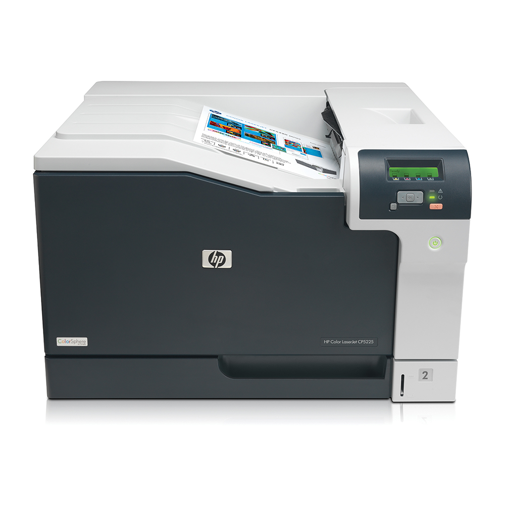 An image of HP LaserJet Professional CP5225n A3 Colour Laser Printer,CE711A, network, USB