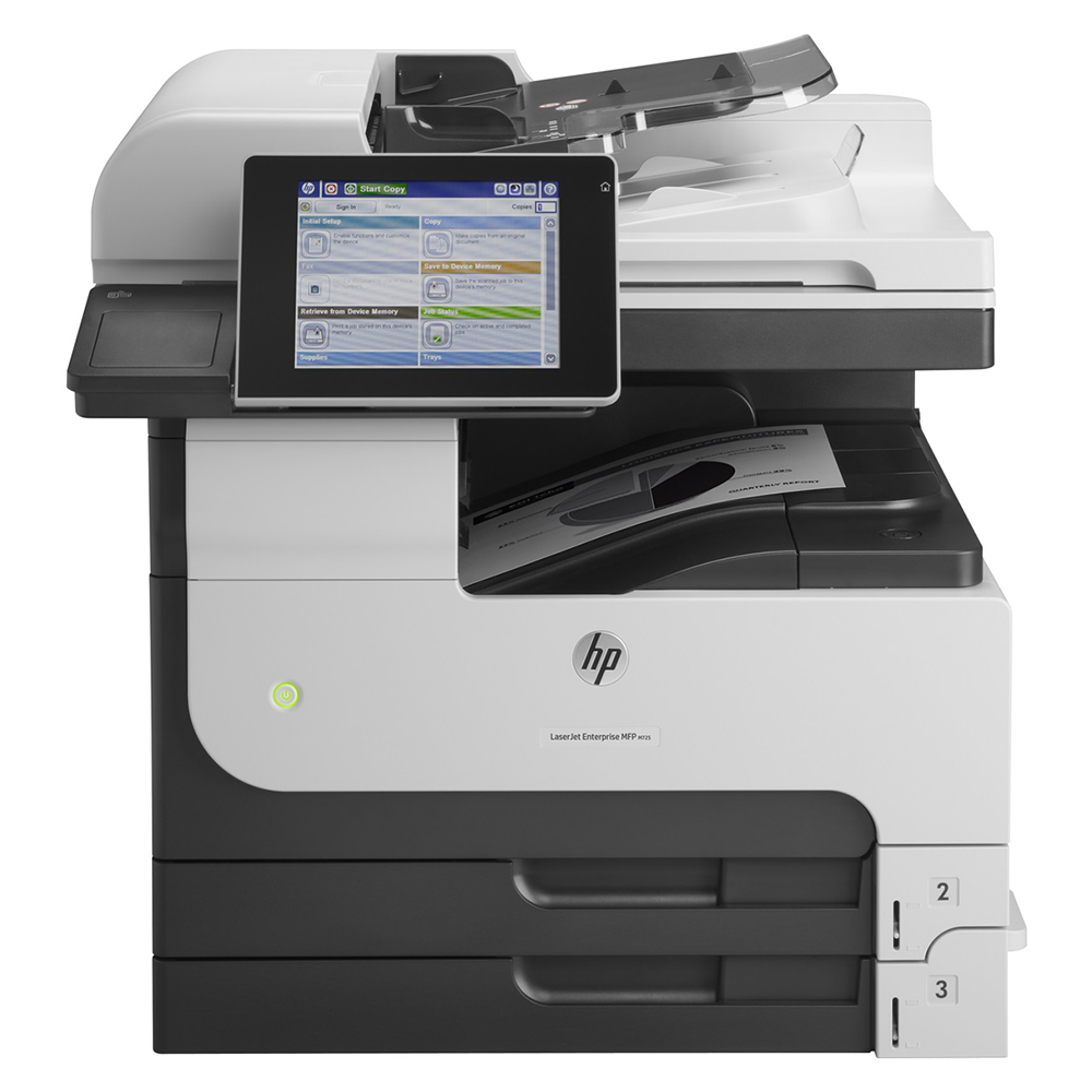 An image of HP LaserJet Enterprise M725dn A3 Mono Laser MFP,CF066A, duplex, network, USB