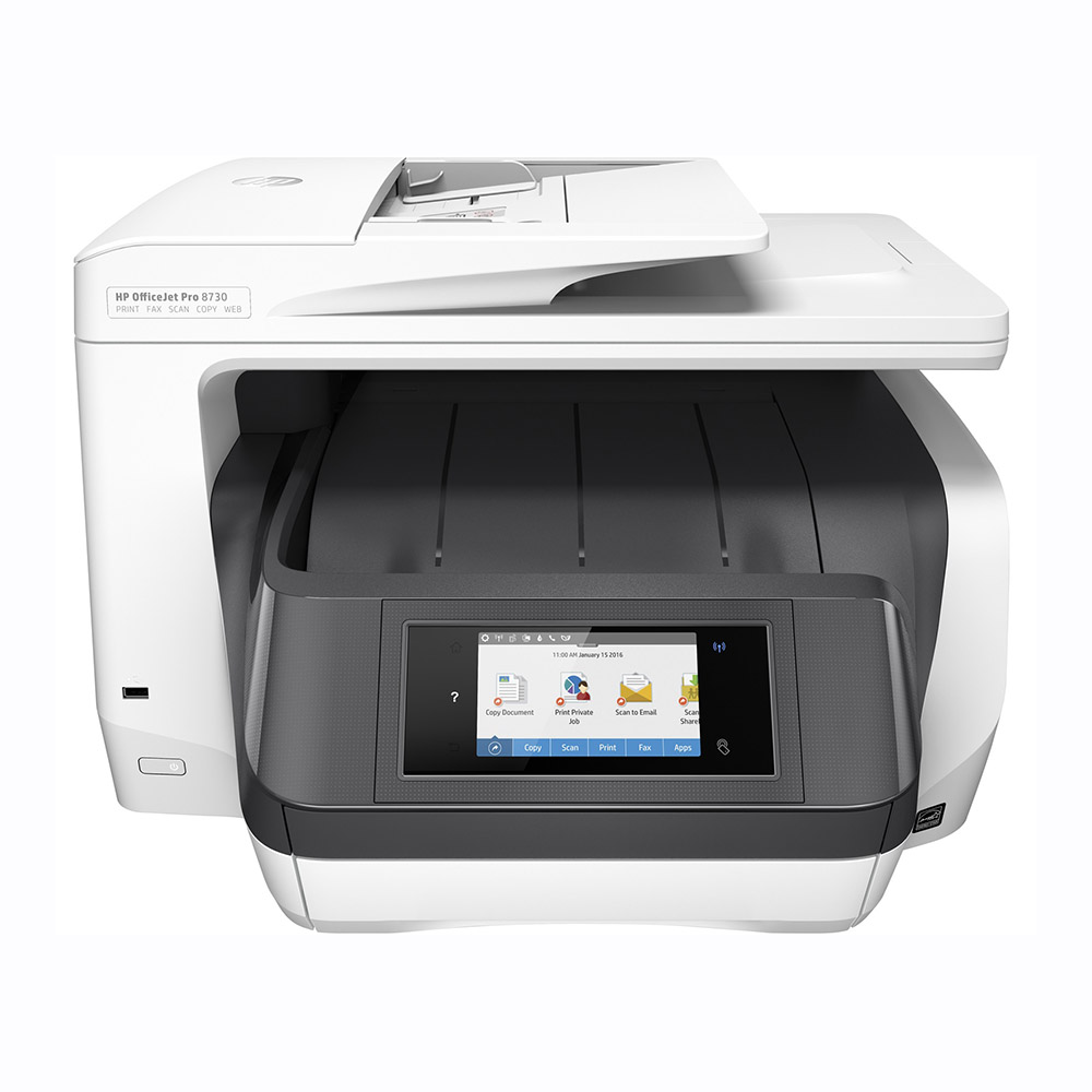 An image of HP Officejet Pro 8730 A4 Colour Multifunction Inkjet Printer