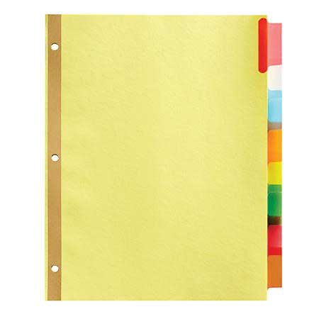 Binder Dividers, Indexes and Tabs
