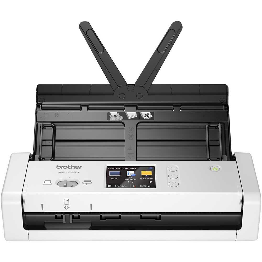An image of Brother ADS-1700W A4 Mobile Document Scanner 
