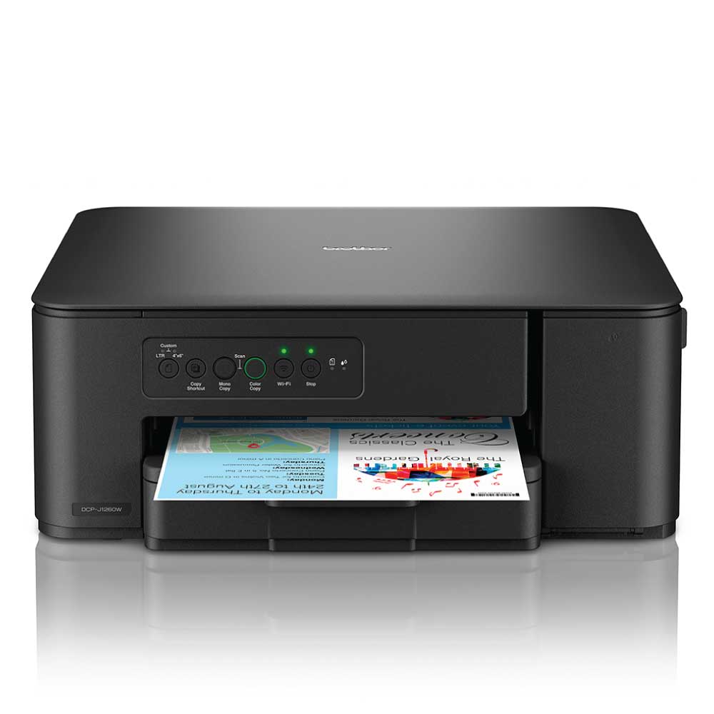 An image of Brother DCP-J1260W A4 Colour Multifunction Inkjet Printer DCPJ1260WZU1