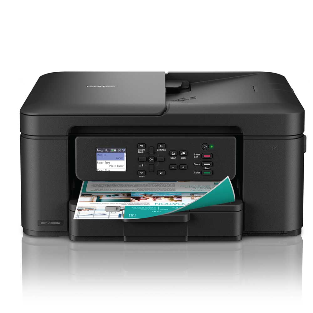 An image of Brother DCP-J1360DW A4 Colour Multifunction Inkjet Printer DCPJ1360DWZU1