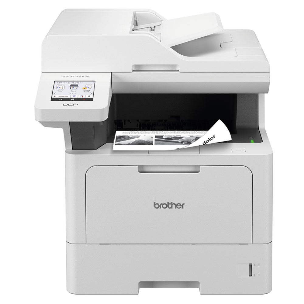 An image of Brother DCP-L5510DW A4 Mono Multifunction Laser Printer