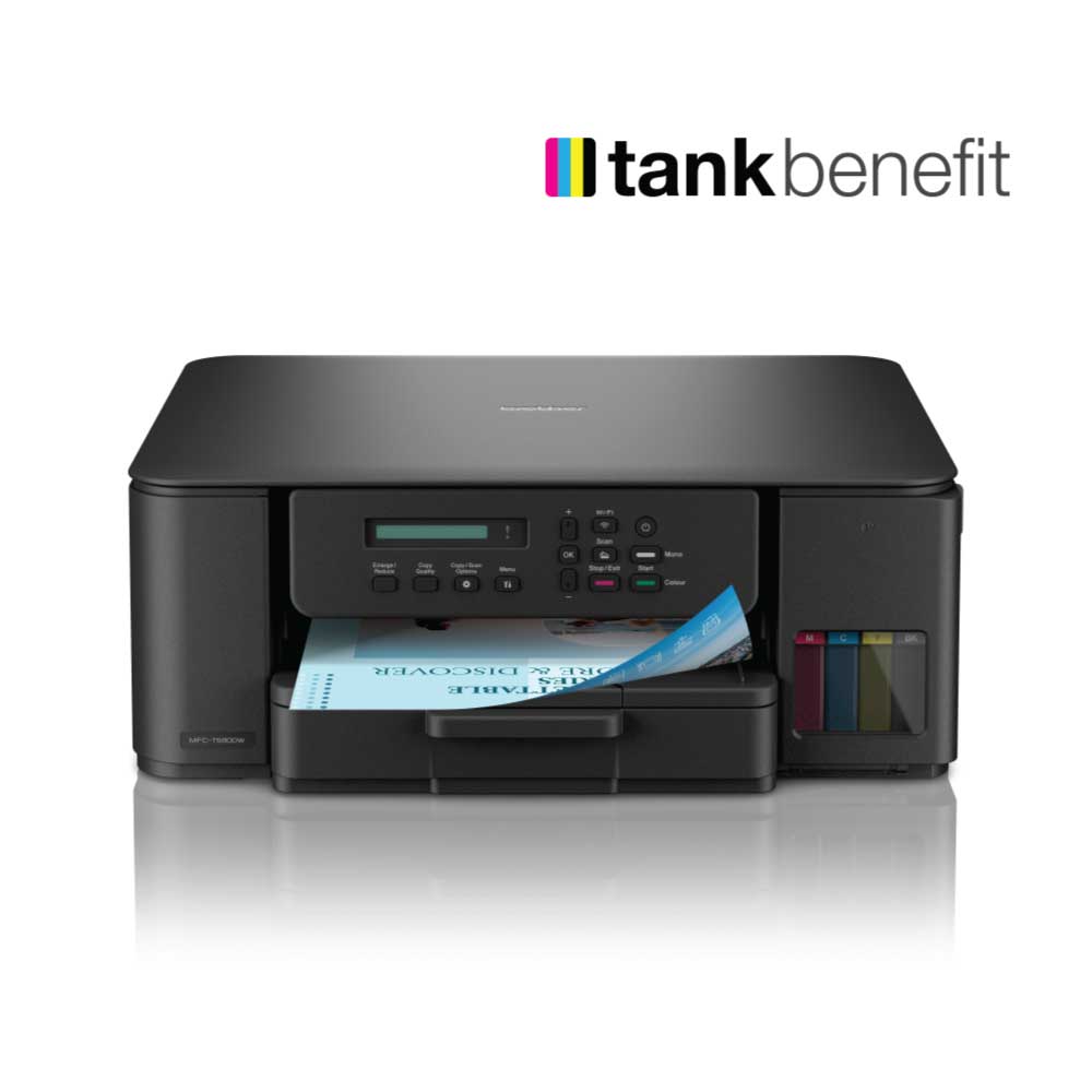 An image of Brother DCP-T580DW A4 Colour Multifunction Inkjet Printer DCPT580DWZU1