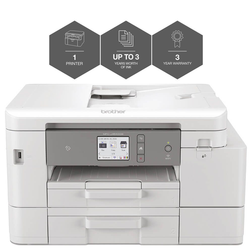 An image of Brother MFC-J4540DWXL A4 Colour Multifunction Inkjet Printer 