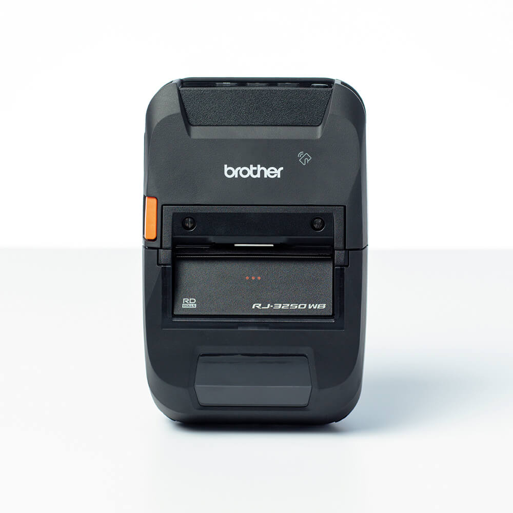 An image of Brother RJ-3250WB Mobile Receipt Label Printer With Battery 