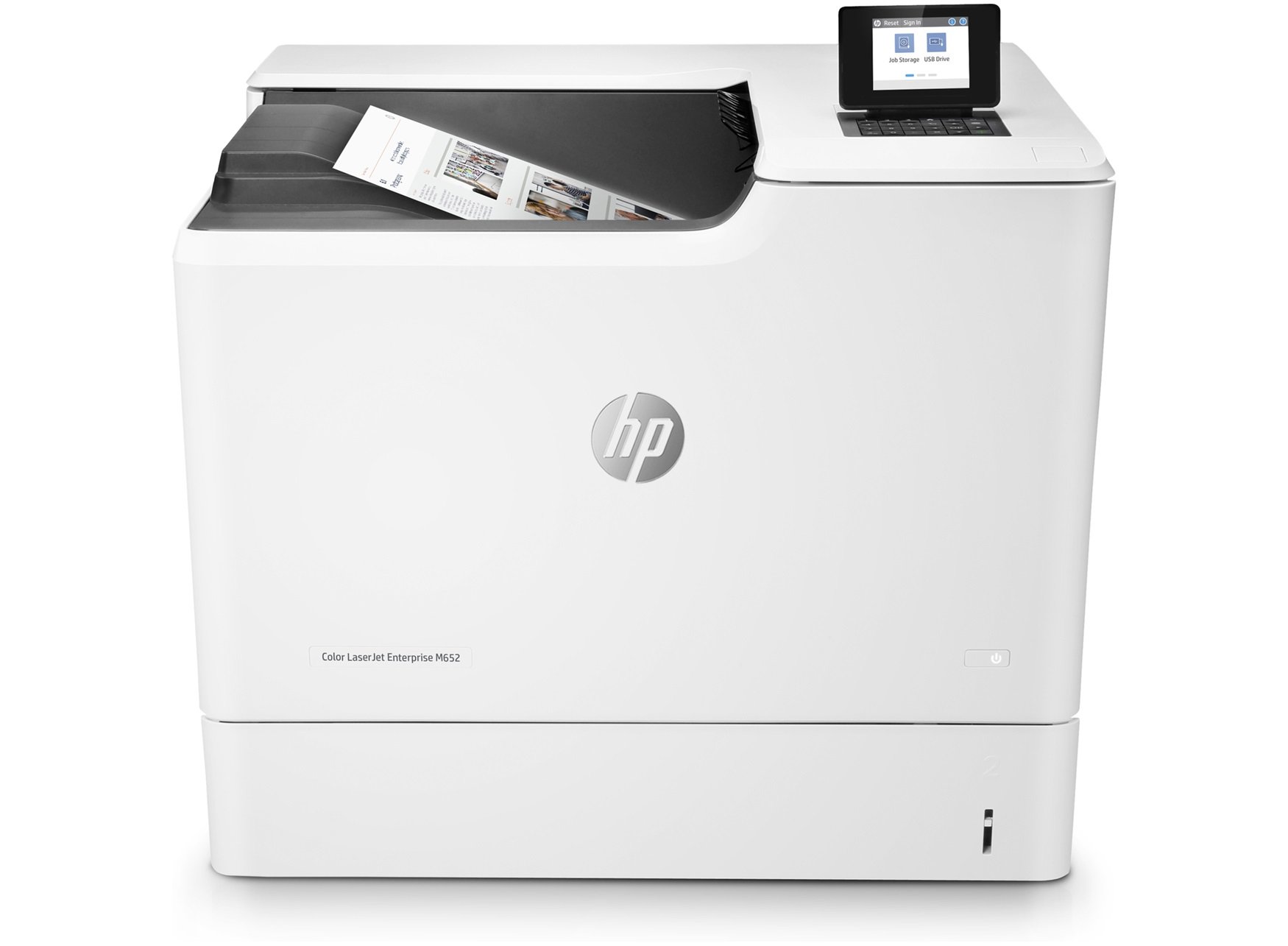 An image of HP Laserjet Enterprise M652n A4 Colour Laser Printer J7Z98A#B19