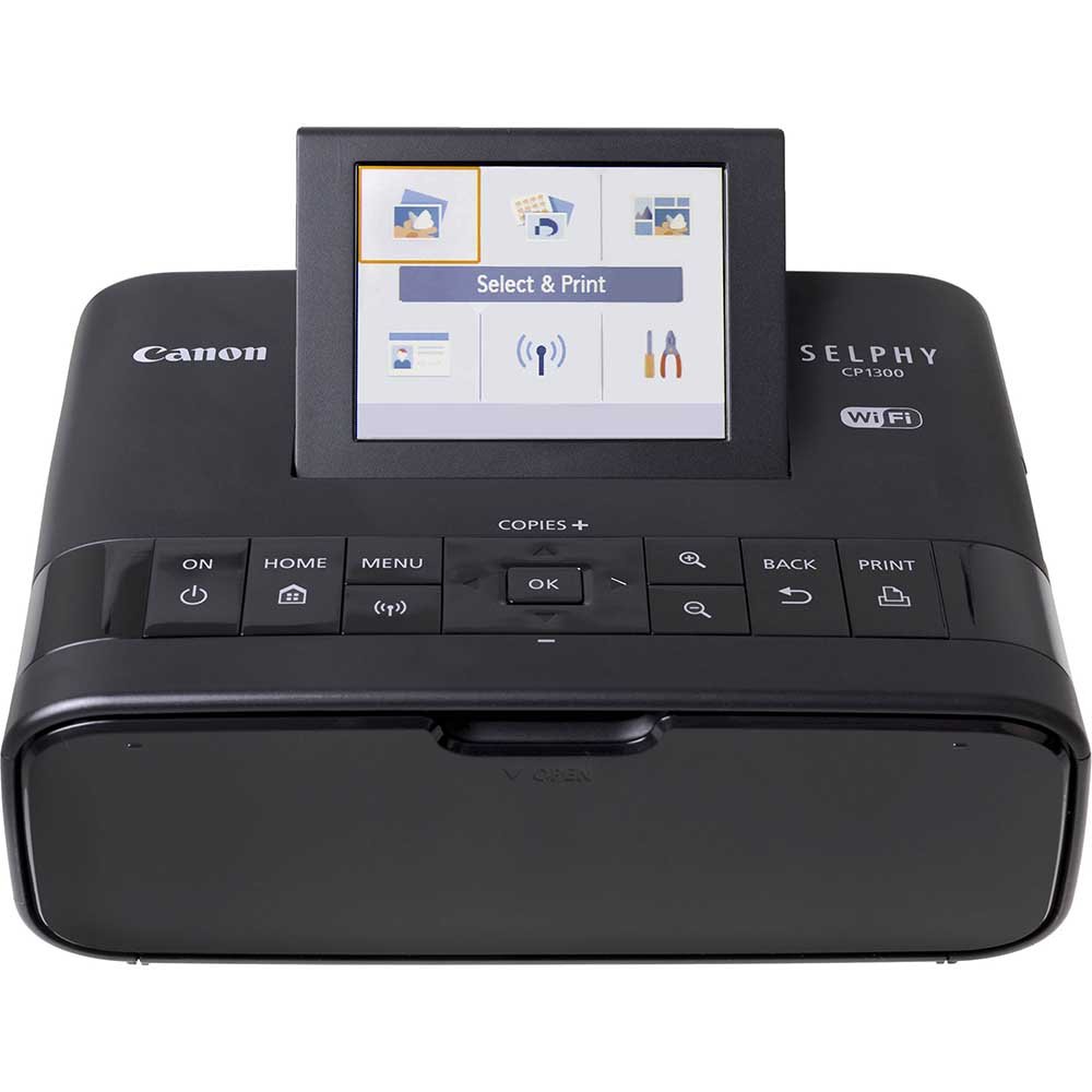 An image of Canon Selphy CP1300 - Black Photo Inkjet Printer 