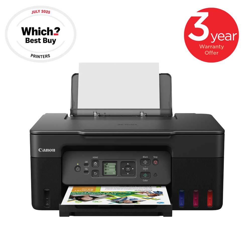An image of Canon PIXMA G3570 A4 Colour Multifunction Inkjet Printer (Black) 
