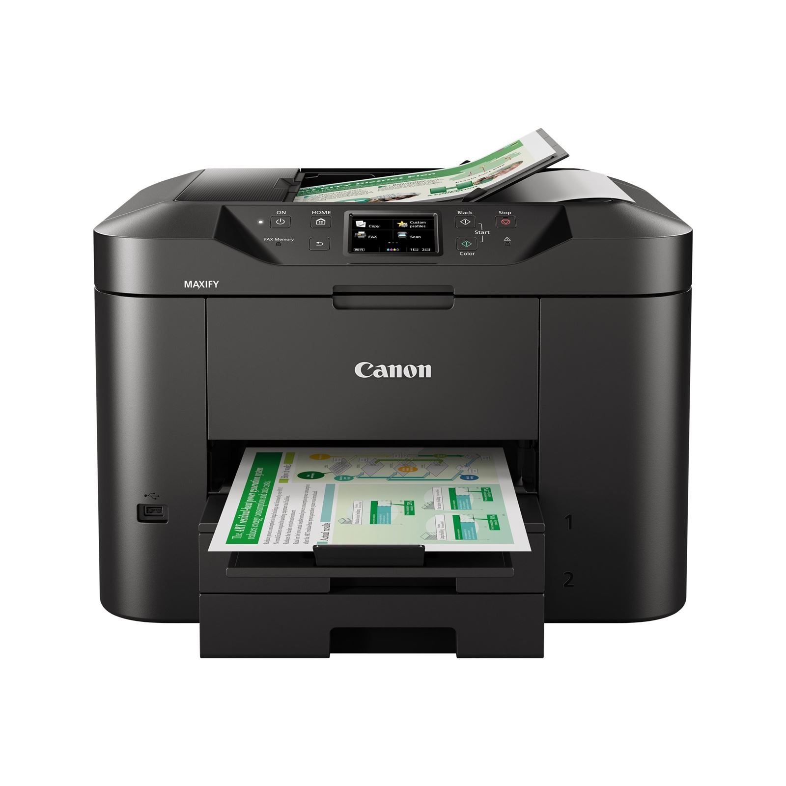An image of Canon MAXIFY MB2750 A4 Colour Multifunction Inkjet Printer 
