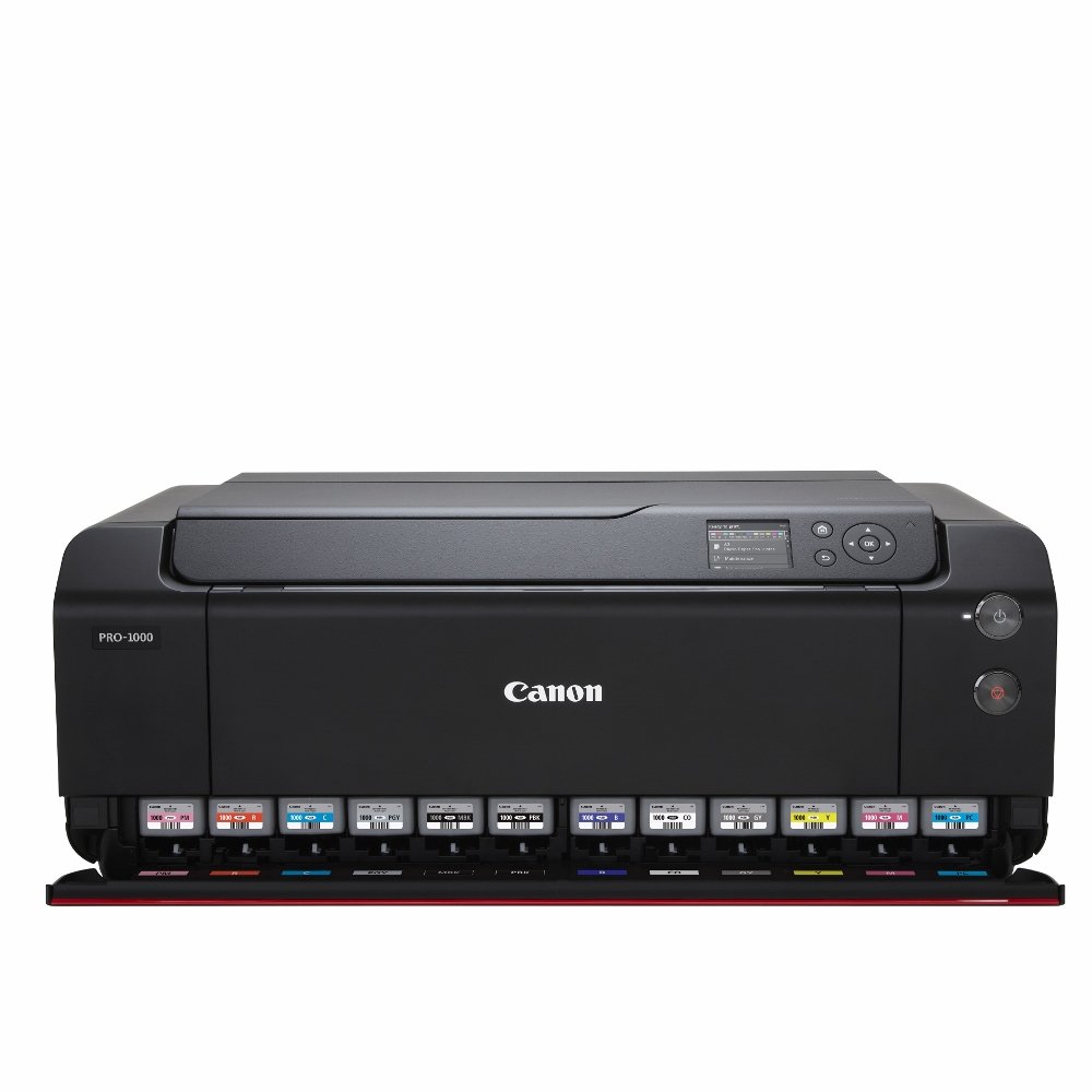 An image of Canon imagePROGRAF Pro-1000 17 inch 12 Ink Photo Pigment Ink Printer