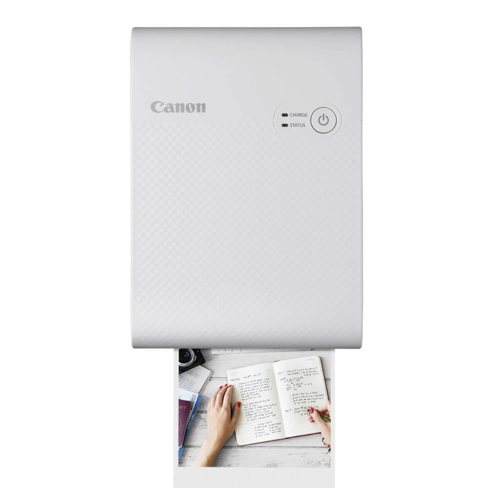 An image of Canon SELPHY SQUARE QX10 (White) Portable Colour Inkjet Printer 