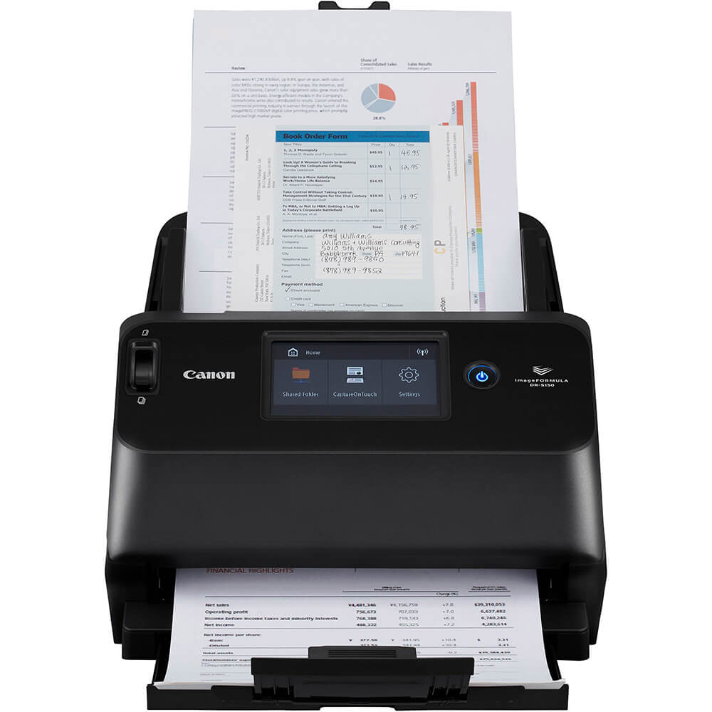 An image of Canon imageFORMULA DR-S150 A4 Document Scanner 