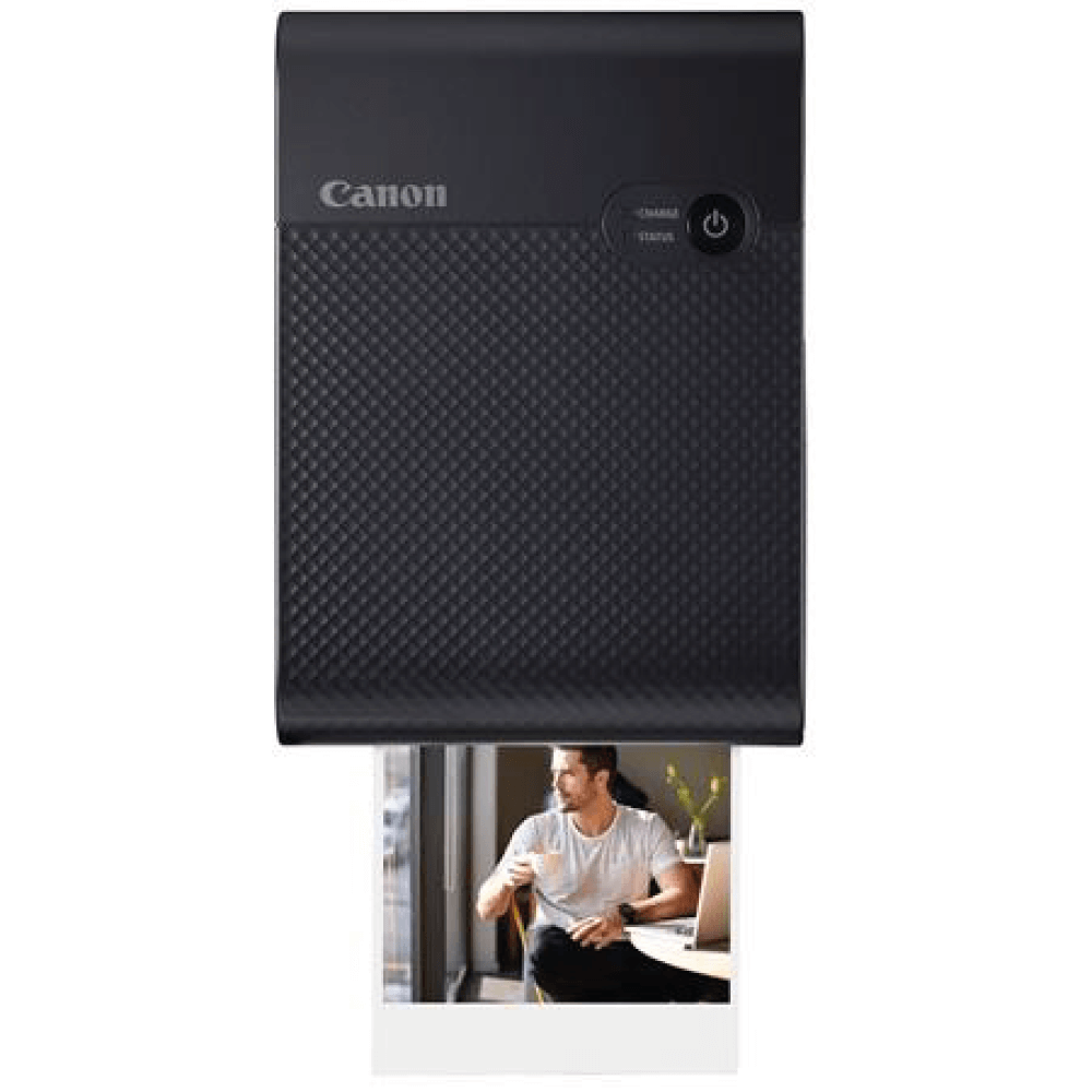 An image of Canon SELPHY SQUARE QX10 (Black) Portable Colour Inkjet Printer 