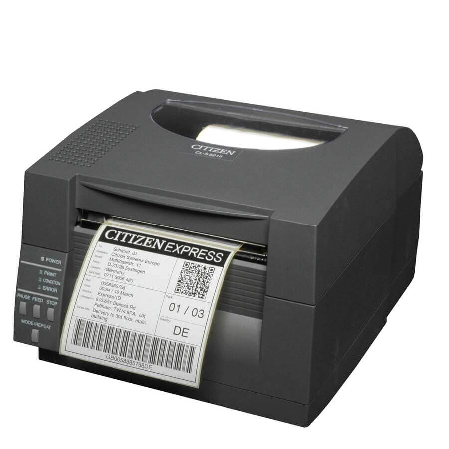 An image of Citizen CL-S521II Direct Thermal Label Printer 