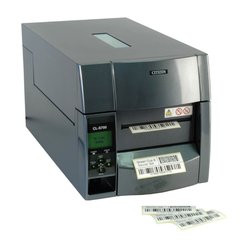 An image of Citizen CL-S700II Direct Thermal Label Printer + Compact Ethernet