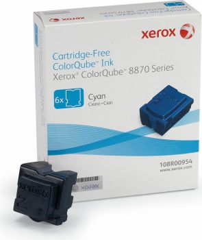 Xerox 108R00954 Cyan Solid Ink (6 sticks - 17,300 pages*)