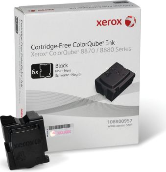 Xerox 108R00957 Black Solid Ink (6 sticks - 16,700 pages*)