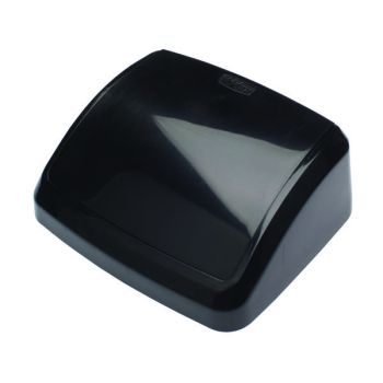 2Work Swing Bin Lid 10 Litre Plastic Black 2W02396