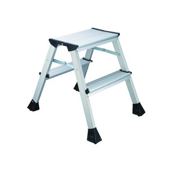 2Work Mini 2-Step Ladder Metal 460mm L2