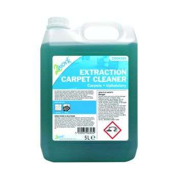 2Work Extraction Carpet Cleaner Concentrate 5 Litre Bulk Bottle 2W06303