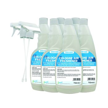 2Work Cologne Air Freshener 750ml (Pack of 6) 2W07247