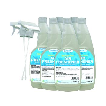 2Work Air Freshener Trigger 750ml (Pack of 6) 2W07248