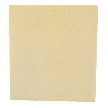 2Work Med Weight Cloth 380x400mm Yellow (Pack of 5) 103179Y